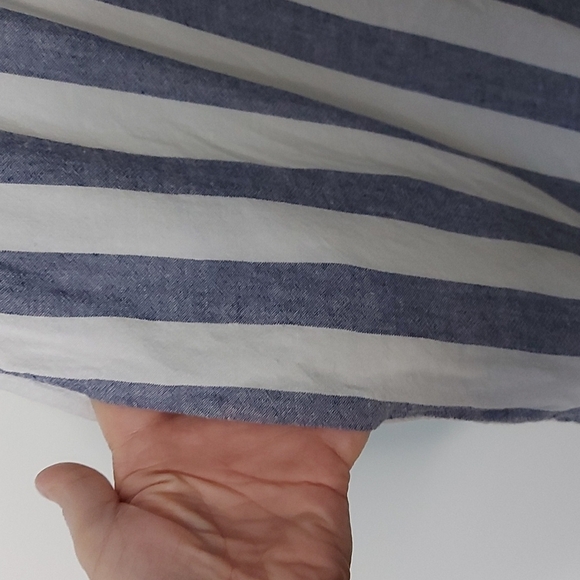 NWOT Rails Wren Seattle Stripe Linen Blend Mini Dress Size XSmall - Picture 7 of 9